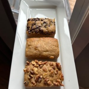 Banana Bread Flight of 3 Item Combo